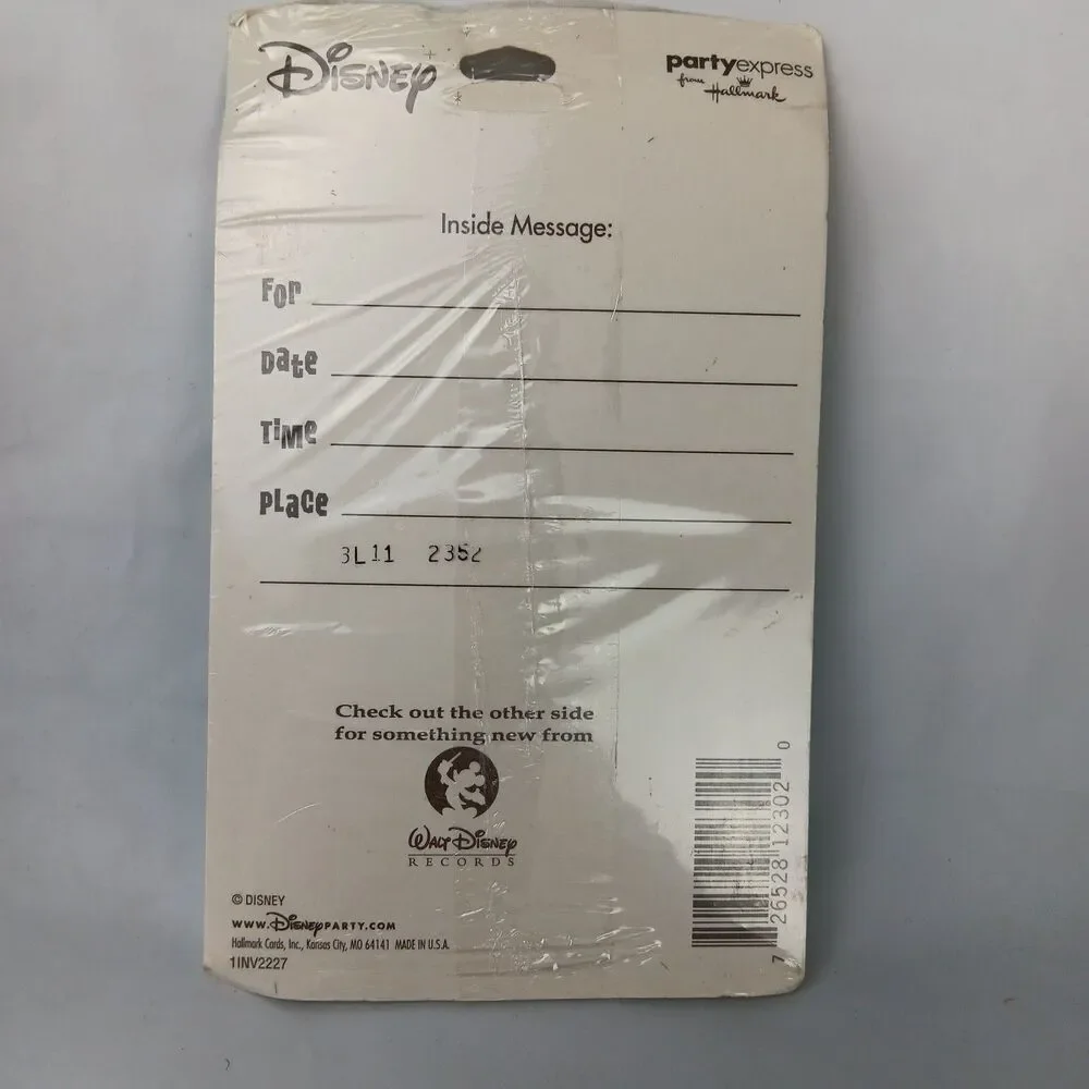 Disney Hallmark Jungle Book 8 Party Invitations New Sealed Discontinued USA